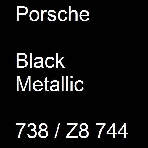 Porsche, Black Metallic, 738 / Z8 744.